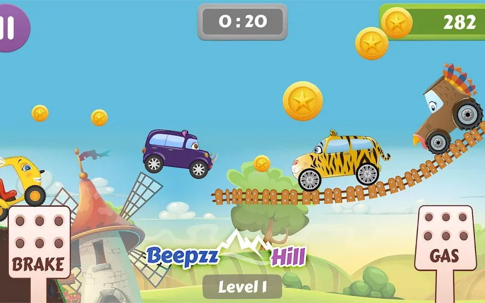 Car Racing game for toddlers  [МОД Unlocked] Screenshot 3