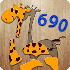 Взломанная 690 Puzzles for preschool kids  [МОД Меню] - стабильная версия apk на Андроид