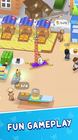 Animal Mart: Tycoon Games (Мой Зверинец Март)  [МОД Много монет] Screenshot 5