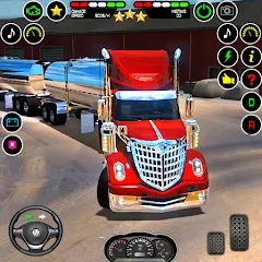 Скачать взлом US Truck Driving Cargo Game 3D (Американский грузовик водителя)  [МОД Все открыто] - последняя версия apk на Андроид