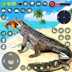 Взлом Crocodile Games: Animal Games  [МОД Mega Pack] - полная версия apk на Андроид