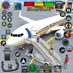 Взлом Pilot Flight Simulator Games  [МОД Бесконечные монеты] - стабильная версия apk на Андроид