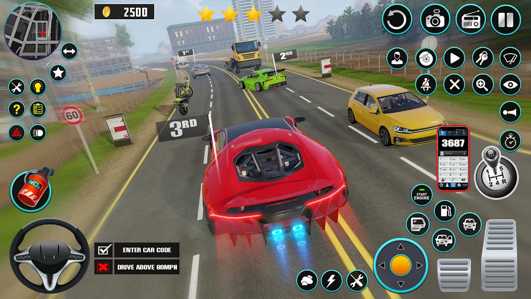 Open World Car Driving Games (Открытые мировые игры по вождению автомобиля)  [МОД Unlimited Money] Screenshot 4