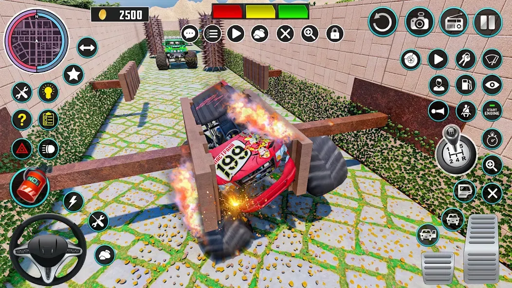 Monster Truck Maze Puzzle Game  [МОД Много денег] Screenshot 5