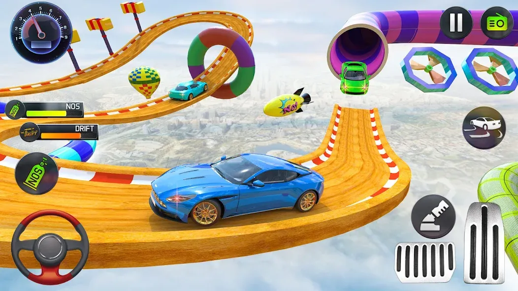 Mega Ramp Car Stunts Race Game  [МОД Unlimited Money] Screenshot 3