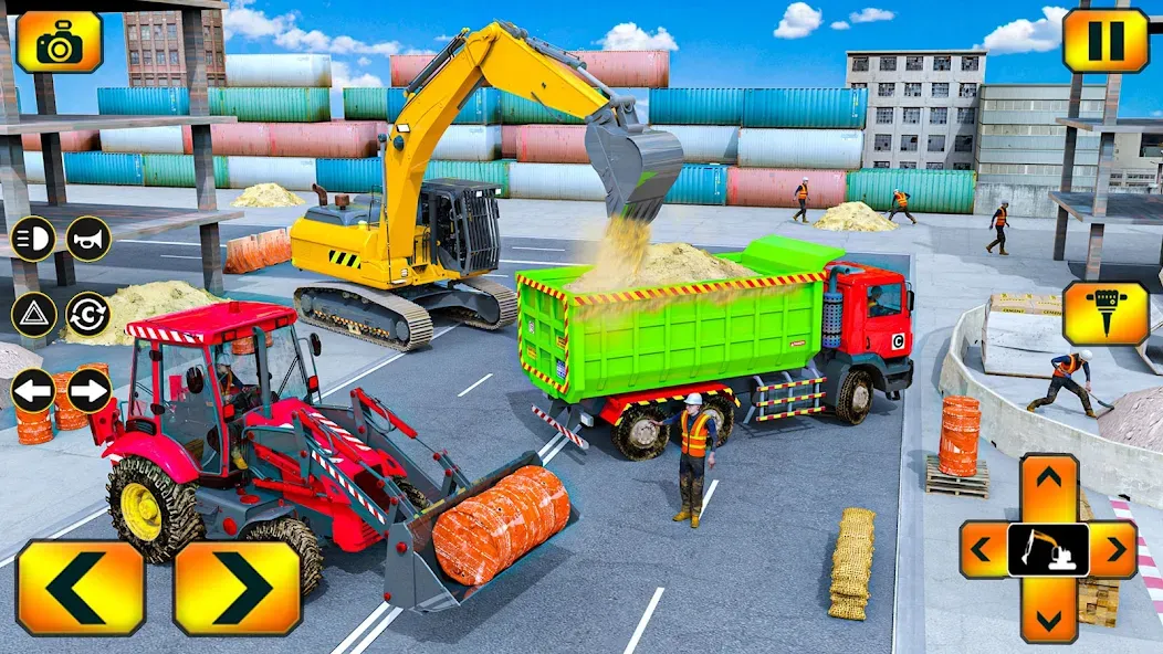 Sand Excavator Simulator Games  [МОД Много монет] Screenshot 3