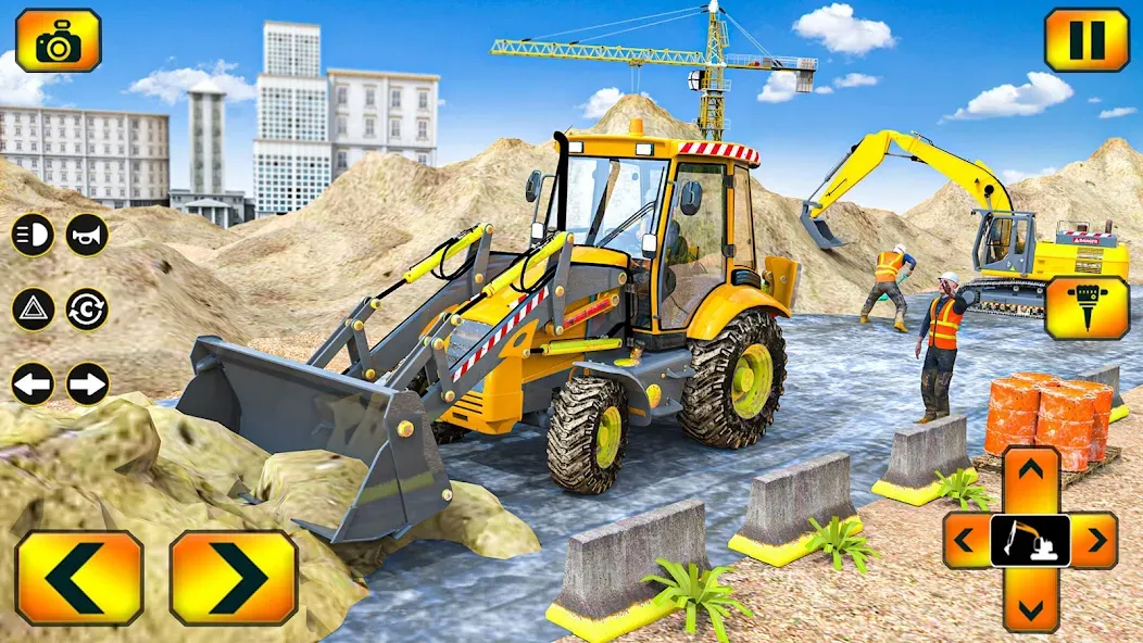 Sand Excavator Simulator Games  [МОД Много монет] Screenshot 4