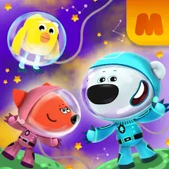 Взломанная Be-be-bears in space  [МОД Много монет] - стабильная версия apk на Андроид