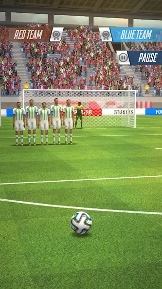 Strike Football Game FreeKick  [МОД Бесконечные монеты] Screenshot 2