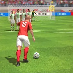 Скачать взлом Strike Football Game FreeKick  [МОД Бесконечные монеты] - стабильная версия apk на Андроид