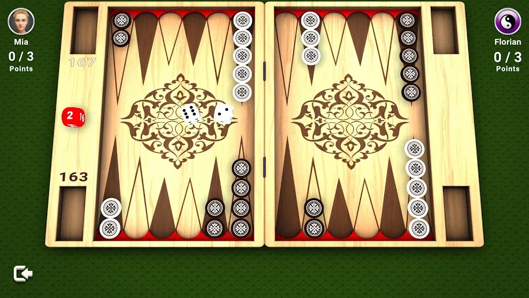 Backgammon -  Board Game  [МОД Бесконечные монеты] Screenshot 1