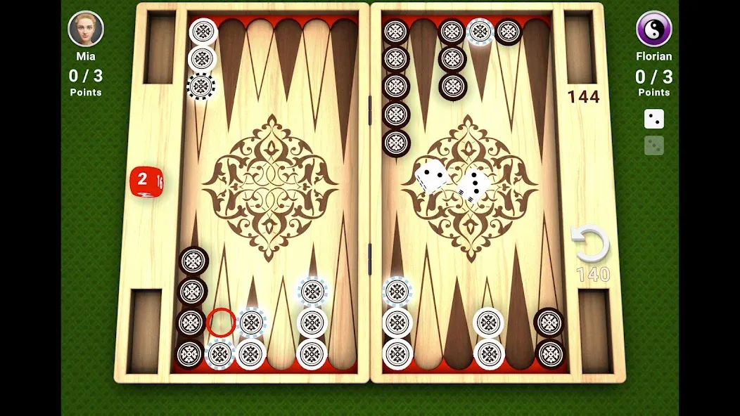 Backgammon -  Board Game  [МОД Бесконечные монеты] Screenshot 5