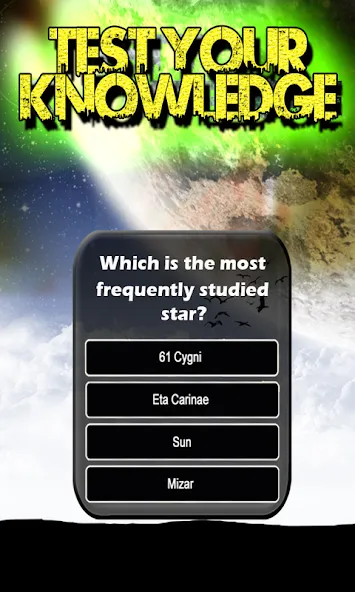 Astronomy Trivia Universe Quiz (Астрономическая викторина Вселенной)  [МОД Бесконечные монеты] Screenshot 2