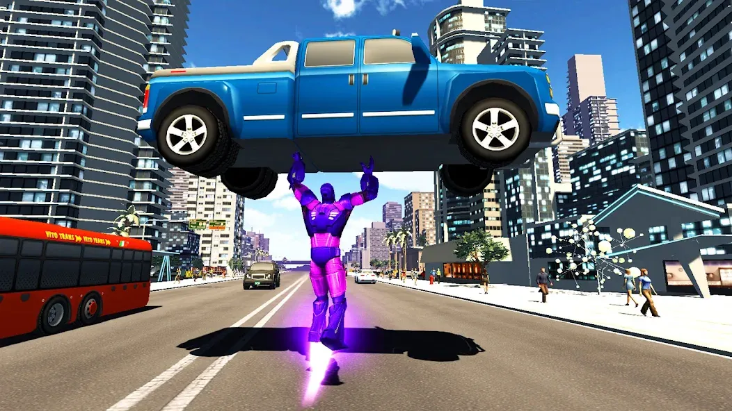 Super city hero:Iron Hero War (Супер сити герой)  [МОД Unlocked] Screenshot 3