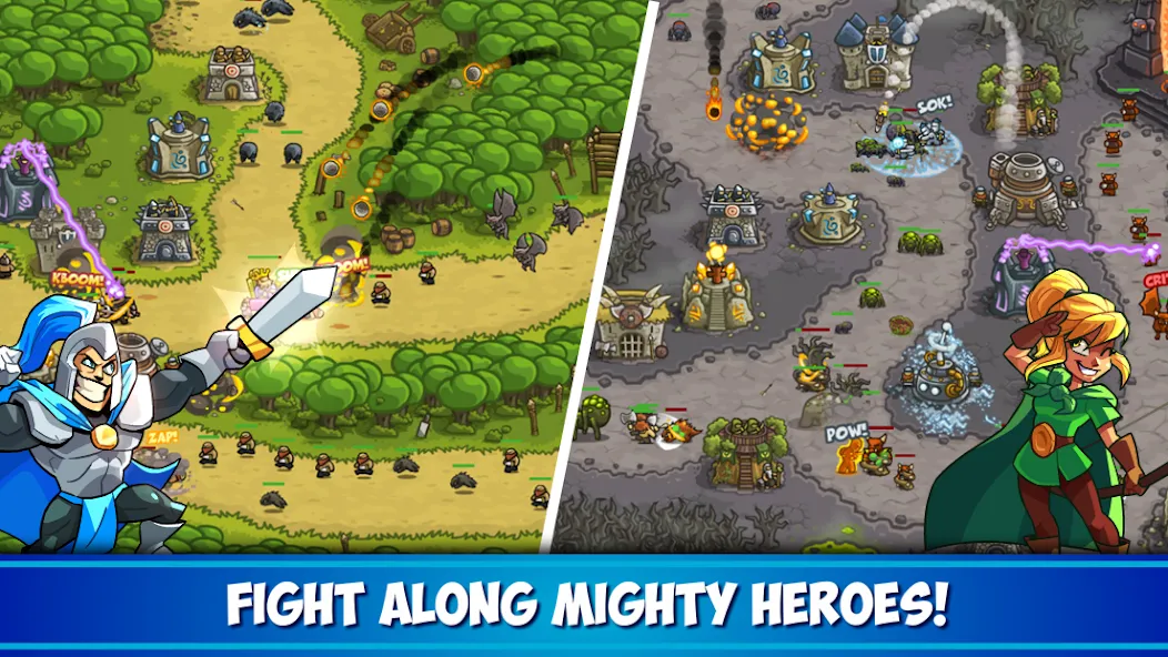 Kingdom Rush Tower Defense TD (Кингдом Раш)  [МОД Mega Pack] Screenshot 3