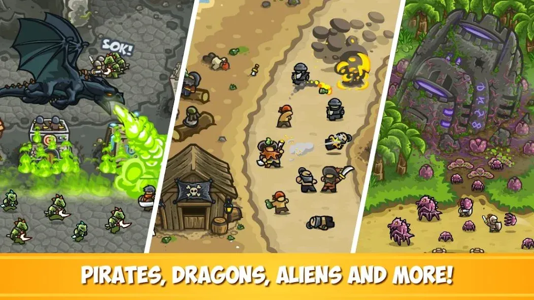 Kingdom Rush Frontiers TD (Кингдом Раш Фронтис ТД)  [МОД Mega Pack] Screenshot 5