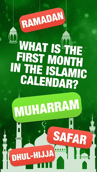 Islamic General Knowledge Quiz  [МОД Бесконечные монеты] Screenshot 2