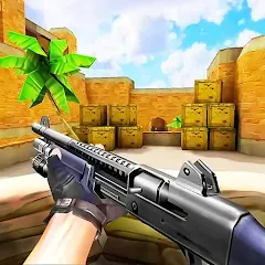 Скачать взлом Gun Strike: FPS Shooter Game (Каунтер Атак)  [МОД Unlimited Money] - полная версия apk на Андроид