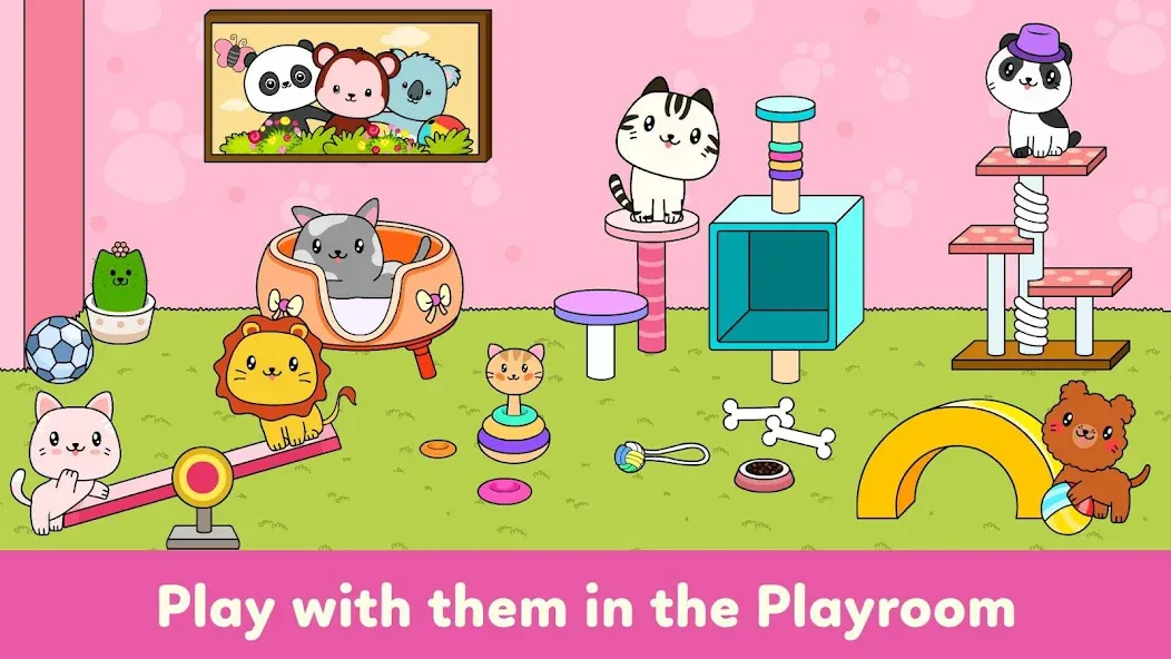 Tizi Town - My Pet Daycare  [МОД Бесконечные монеты] Screenshot 3