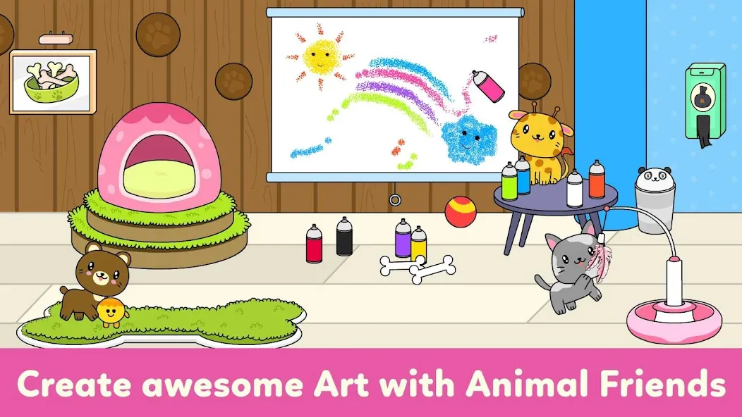Tizi Town - My Pet Daycare  [МОД Бесконечные монеты] Screenshot 4