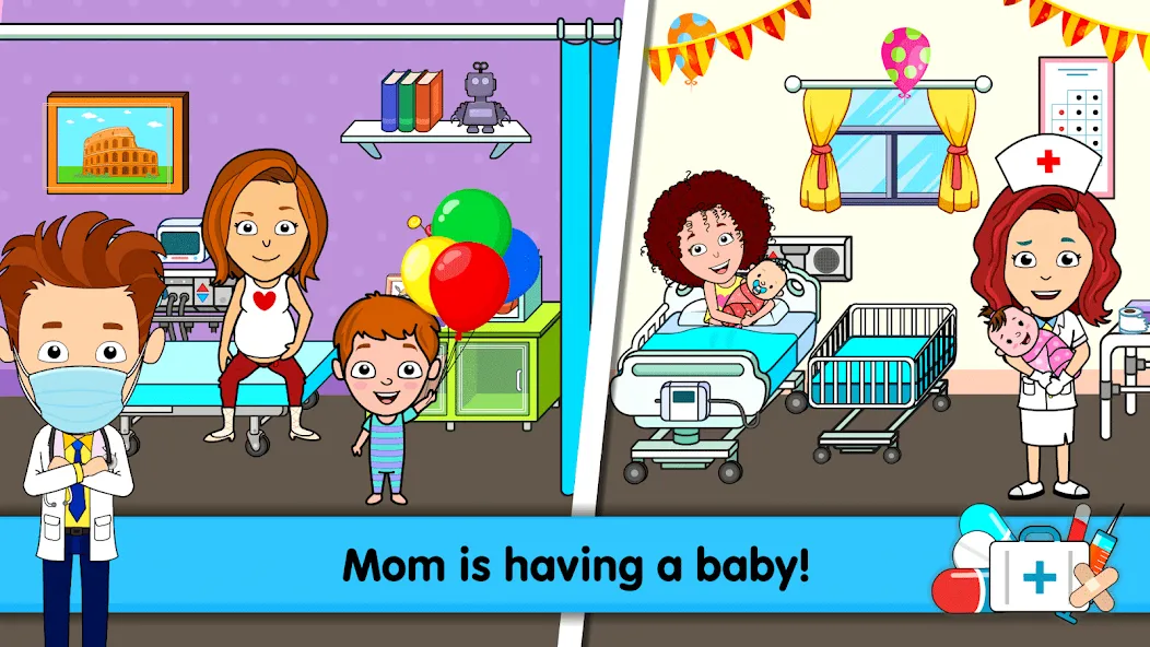 My Hospital Town Doctor Games  [МОД Бесконечные деньги] Screenshot 2