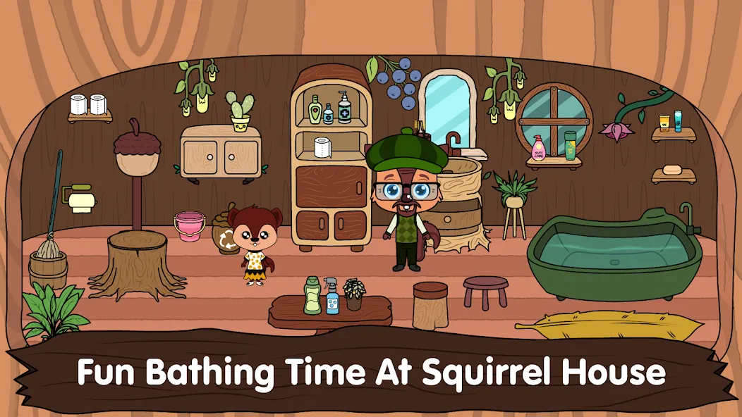 Animal Town - My Squirrel Home  [МОД Много денег] Screenshot 4