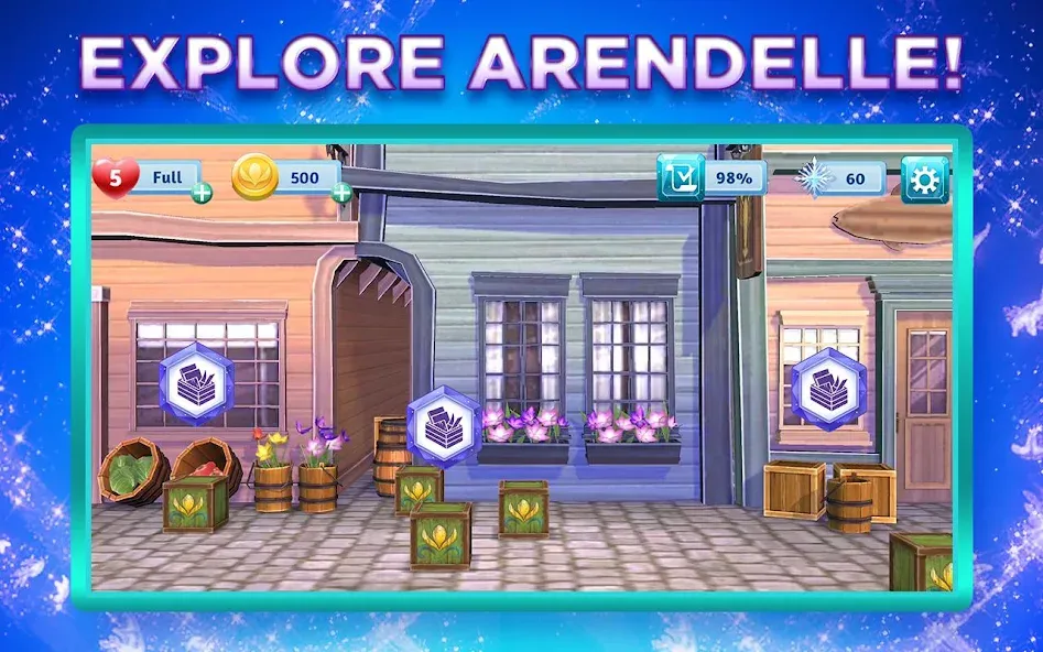 Disney Frozen Adventures (Дисней)  [МОД Бесконечные монеты] Screenshot 5