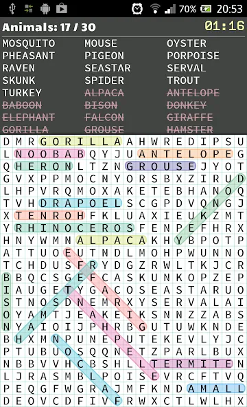 Word Search (Уорд Срч)  [МОД Unlocked] Screenshot 2