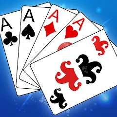 Взломанная Puzzle Poker Joker's Wild  [МОД Mega Pack] - полная версия apk на Андроид