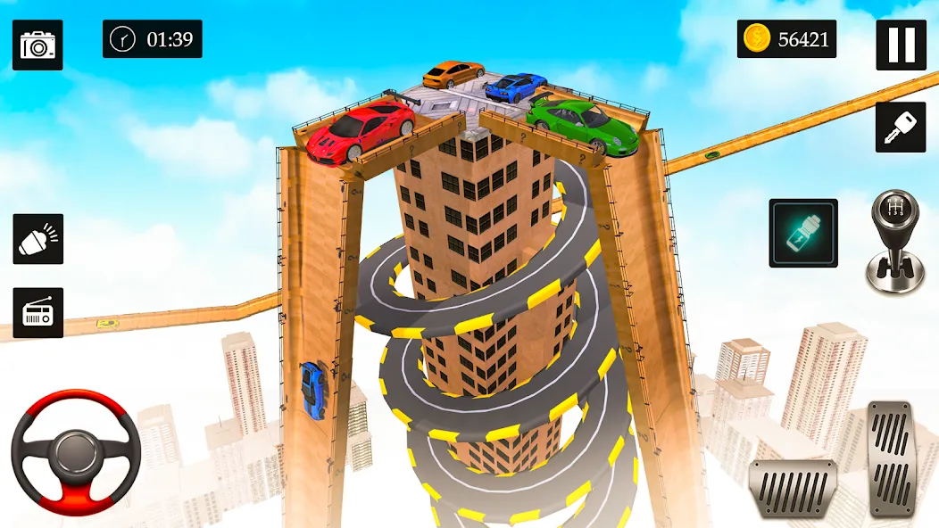 Ramp Car Stunt Racing Game (Крейзи Кар Стантс)  [МОД Меню] Screenshot 1