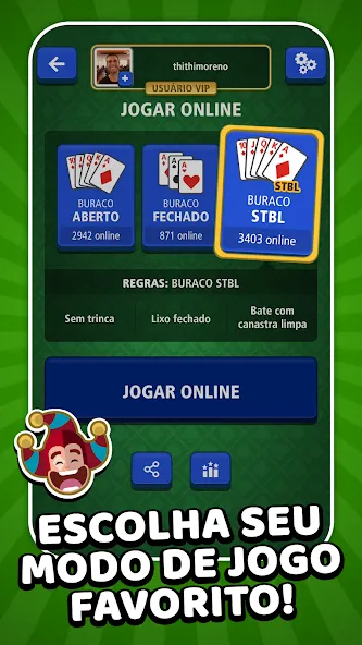 Buraco Jogatina: Card Games (Бурако Жогатина)  [МОД Много монет] Screenshot 3