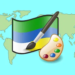 Скачать взломанную Draw The Flag - Quiz & Maker  [МОД Mega Pack] - последняя версия apk на Андроид