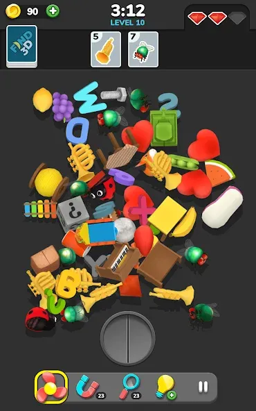 Find 3D - Match 3D Items (Файнд 3Д)  [МОД Бесконечные монеты] Screenshot 5