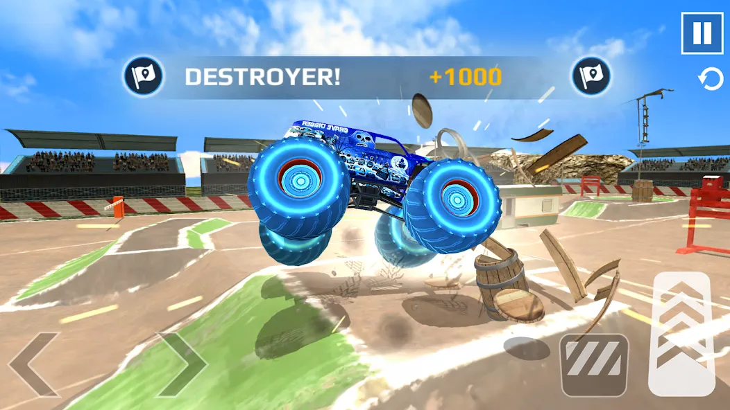 Car Games: Monster Truck Stunt (Монстртрак стант)  [МОД Mega Pack] Screenshot 4