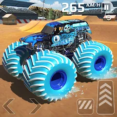 Скачать взлом Car Games: Monster Truck Stunt (Монстртрак стант)  [МОД Mega Pack] - последняя версия apk на Андроид