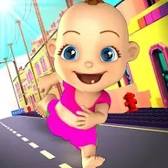 Скачать взлом Baby Run The Babysitter Escape  [МОД Unlimited Money] - стабильная версия apk на Андроид