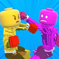 Взлом Block Fighter: Boxing Battle (Блок Файтер)  [МОД Unlimited Money] - последняя версия apk на Андроид