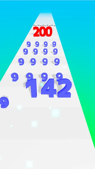 Number Master: Run and merge (Намбер Мастер)  [МОД Unlimited Money] Screenshot 2