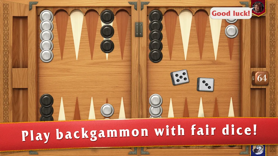 Backgammon Masters  [МОД Бесконечные деньги] Screenshot 1