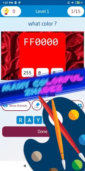 Guess the color game  [МОД Unlimited Money] Screenshot 4