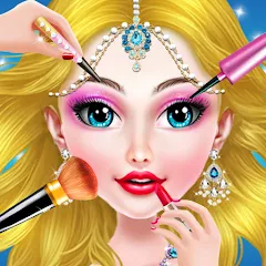 Взлом Doll Makeover - Fashion Queen (Игры по макияжу для девочек)  [МОД Бесконечные монеты] - полная версия apk на Андроид