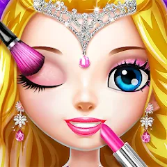 Скачать взломанную Princess Makeup Salon  [МОД Mega Pack] - полная версия apk на Андроид