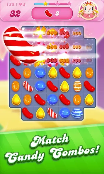 Candy Crush Saga (Кенди Краш Сага)  [МОД Много денег] Screenshot 2