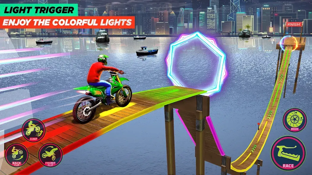 Bike Stunt Game: Tricks Master  [МОД Unlocked] Screenshot 4