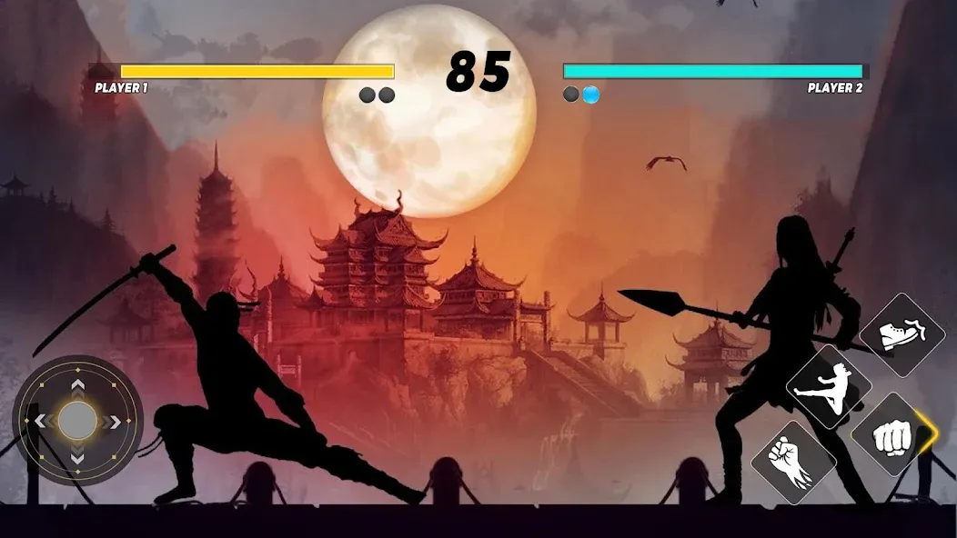 Sword Shadow Fighting Game 3D  [МОД Много монет] Screenshot 2