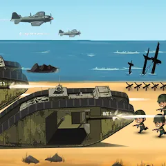 Взломанная Army War: Military Troop Games  [МОД Бесконечные деньги] - стабильная версия apk на Андроид