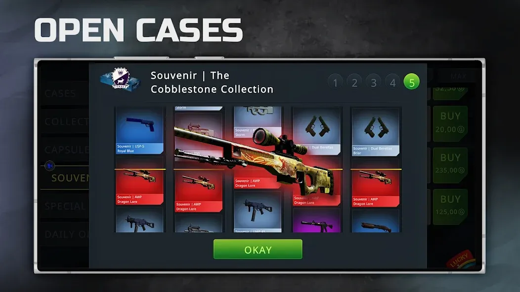 Case Chase: Simulator for CSGO  [МОД Menu] Screenshot 1