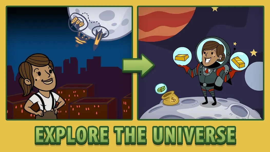 AdVenture Capitalist (ЭдВенчер Капиталист)  [МОД Menu] Screenshot 4