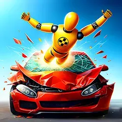 Скачать взломанную Realistic Car Crash Simulator (Реалистичный симулятор автокатастроф)  [МОД Menu] - полная версия apk на Андроид