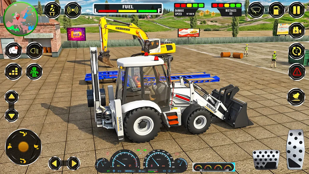 Real JCB Construction Games 3D  [МОД Меню] Screenshot 1